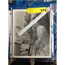 Barbra Hale / Bill Williams Autograph