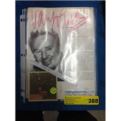 Van Johnson Autograph & Memorabilia