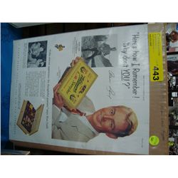 Alan Ladd Chocolate Ad Poster