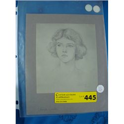 1925 Pencil Drawing Elissa Landi