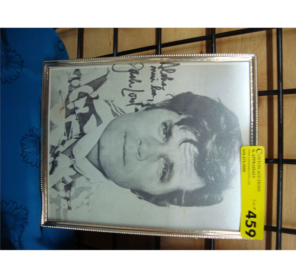 JACK LORD Signed Autographed Photo Blue Marker main image 1