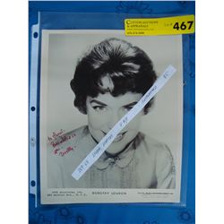 Dorothy Loudon Autograph