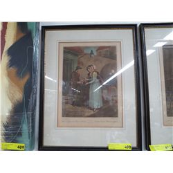 Framed Lithograph Picture