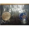 Image 1 : 1971-S IKE SILVER DOLLAR UNC (BLUE PACK)