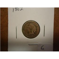 1862 INDIAN HEAD CENT