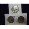 Image 2 : 1930,34 & 36-S BUFFALO NICKELS