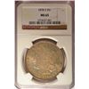 Image 1 : 1878 S MORGAN DOLLAR NGC MS65 GEM COLORS!