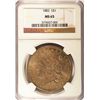 Image 1 : 1882 MORGAN DOLLAR NGC MS65 GEM RAINBOWS!  ABSOLUTELY BEAUTIFUL COIN
