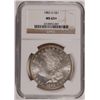 Image 1 : 1883 O MORGAN DOLLAR NGC MS 65+ BLAST WHITE