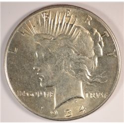 1934 PEACE DOLLAR CH BU+