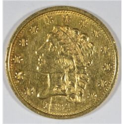 1834 $2.50 CLASSIC GOLD VF/XF