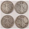 Image 1 : 1941, 42, 43, 44 WALKING LIBERTY HALF DOLLARS