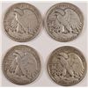 Image 2 : 1941, 42, 43, 44 WALKING LIBERTY HALF DOLLARS
