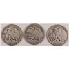 Image 2 : 3 1942 WALKING LIBERTY HALVES