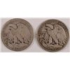 Image 2 : 1927-S F/VF & 1937-D VF+ WALKING LIBERTY HALVES