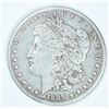 Image 1 : 1889-CC MORGAN SILVER DOLLAR, NEAR XF, KEY COIN  SUPER NICE