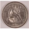 Image 1 : 1865-S SEATED DIME MS62