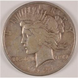 1921 PEACE DOLLAR XF