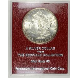 1899-S MORGAN SILVER DOLLAR, REDFIELD-PARAMOUNT MS-65  RED HOLDER, RARE!!!