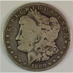 1880-CC MORGAN DOLLAR REVERSE OF 78, VG