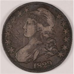 1829 BUST HALF DOLLAR FINE (DAMAGED)