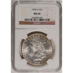 1904-O MORGAN DOLLAR NGC MS64