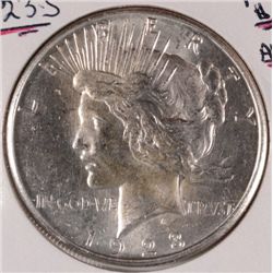 1923-S PEACE DOLLAR AU 55