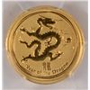 Image 2 : 2012 1/20 GOLD DRAGON AUSTRALIA PCGS MS69