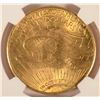 Image 3 : 1924 $20.00 St. GAUDENS GOLD PIECE, NGC MS-63