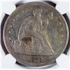 Image 2 : 1870 CC SEATED DOLLAR NGC AU, WE FEEL COIN HAS NOT BEEN CLEANED! VERY NICE!