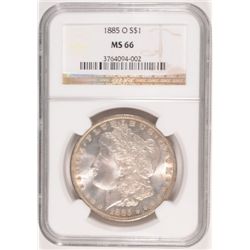 1885-O MORGAN DOLLAR NGC MS66 SUPERB!