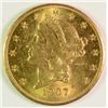 Image 1 : 1907 $20 GOLD LIBERTY MS62