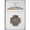 Image 1 : 1917 T-1 STANDING LIBERTY QUARTER NGC XF-AU 45