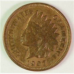 1907 INDIAN HEAD CENT, MS-61