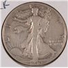 Image 1 : 1938-D WALKING LIBERTY HALF DOLLAR FINE