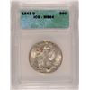Image 1 : 1943-D WALKING LIBERTY HALF DOLLAR ICG MS64