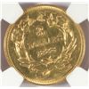 Image 3 : 1888 $3 GOLD NGC UNC DETAILS