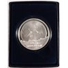 Image 1 : "HAPPY HALLOWEEN" ONE OUNCE .999  SILVER ART ROUND,  WITCH RIDING BROOM