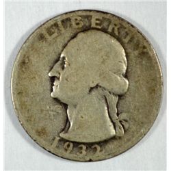 1932 S WASHINGTON QUARTER VG