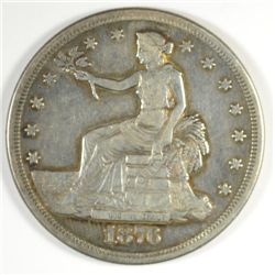 1876-S TRADE DOLLAR. XF-40  NICE