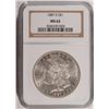 Image 1 : 1887 S MORGAN DOLLAR NGC MS 62 NICE