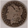 Image 1 : 1879-CC MORGAN SILVER DOLLAR,  VG  SEMI-KEY