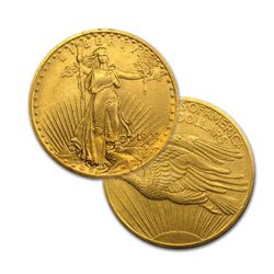 $20 St Gaudens Gold - Double Eagle - 1907 to 1933 - Random date