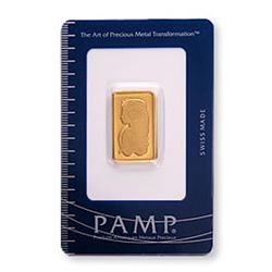 Pamp Suisse Gold Bar 10 grams - .9999 Fine Gold