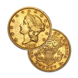 $20 Liberty Gold - Double Eagle - 1850 to 1907 - Random date