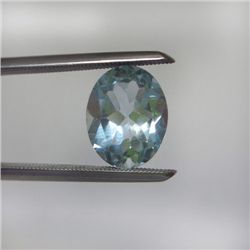 Loose Natural Sky Blue Oval Topaz 9mm x 7mm