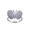Image 1 : Silver Rings CZ .925 Ladies Sterling Jewelry str00570