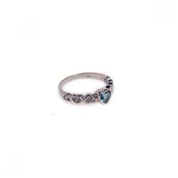 Silver Rings CZ .925 Ladies Sterling Jewelry bgr00014b