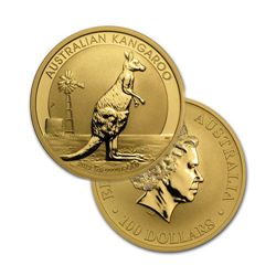 Brilliant Uncirculated 1oz Australian Gold Kangaroo - Random date
