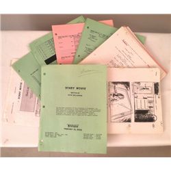 Scream Wes Craven Signed Script & Storyboards